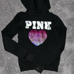 Victoria’s Secret Pink sequin hoodie size XS